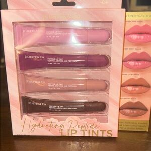 Hydrating Peptide Lip Tints Set - Pink, Purple, Brown